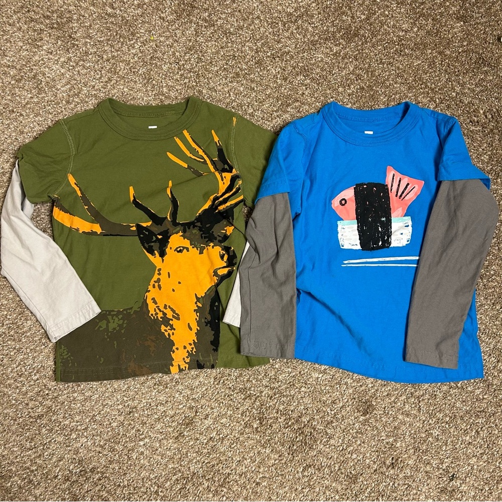 Tea 100% Cotton Long Sleeve T-Shirts